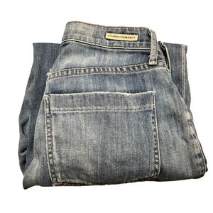 Citizens of Humanity Women's Denim Jeans Wide Leg Frayed Hem Size 27